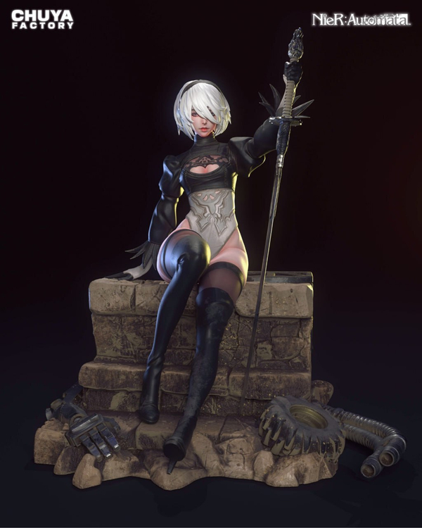 Андроид Йорха 2B Ниер: Автомата Фигурка