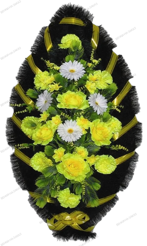 Венок на могилу «Стандарт №15» (125 см)