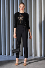 22960 Джемпер женский (черный)