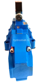 4WRZE32W6-360-7X/6EG24ETK31/A1D3M - Пропорциональный распределитель Ду32 со встроенным усилителем (OBE), номинальный расход 360 л/мин, схема W6-, каналы управления ET - X и Y - внутренние, сигнал управления ± 10 В