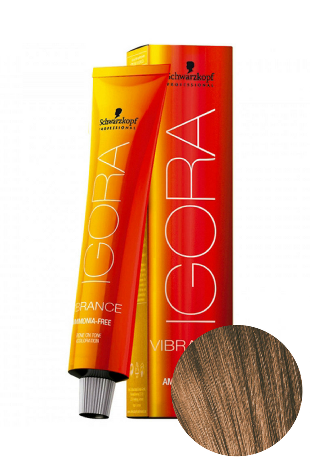 Крем - краска без аммиака Igora Vibrance 6-55 Темный русый золотистый экстра Schwarzkopf Professional, 60 мл