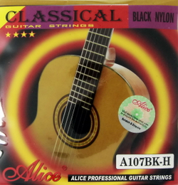 Струны Alice A107BK-H (Classical) Black Nylon