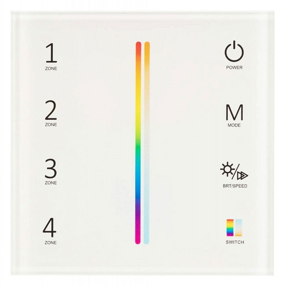 Панель-регулятора цвета RGBW  сенсорный накладной Arlight SMART 28309