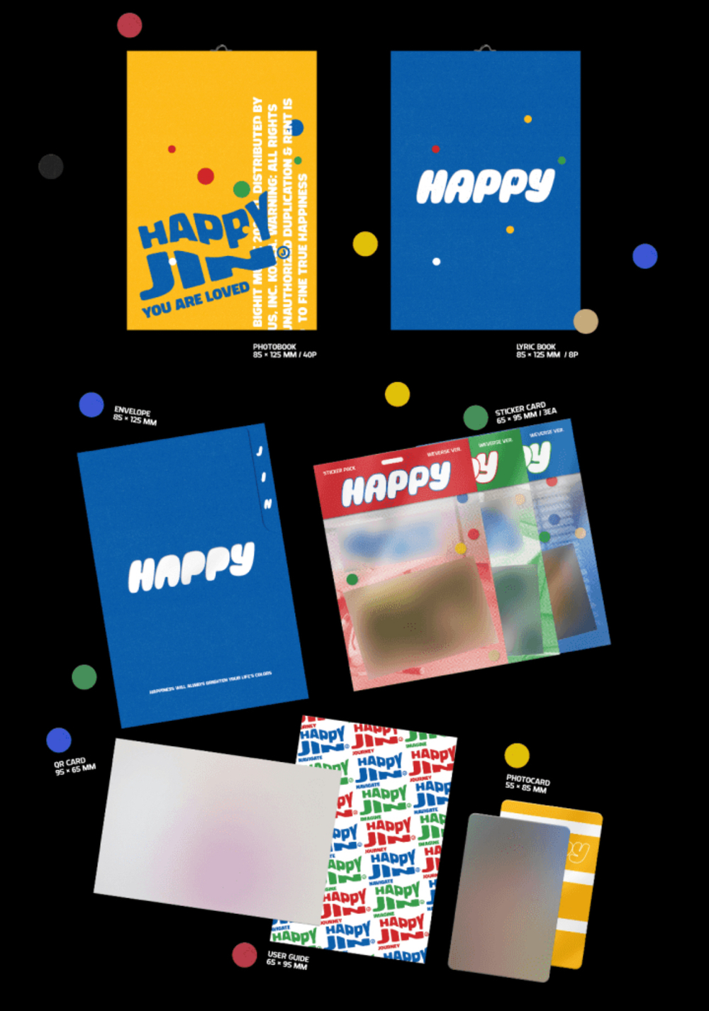 Альбом Jin - Solo Album 'Happy' (Weverse Albums ver.)