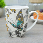 Кружка 250мл керамическая, цвет в ассортименте, NNAC-3602