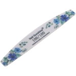 Пилка наждачная профессиональная «ТЬЕРИ», синие цветы, 100/180грит, 2,8*17,8см (блистер Ultramarine)