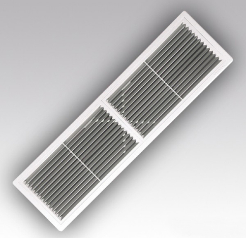 Решетка вент. переточная 455*133 фланец 432х117 4513РП двусторонняя ERA