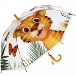 Зонт детский полуавтомат «Ultramarine - Озорные зверята», 8 спиц, d-86см, длина в слож. виде 65см