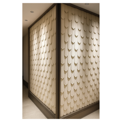 PU FEATHER STONE PANEL