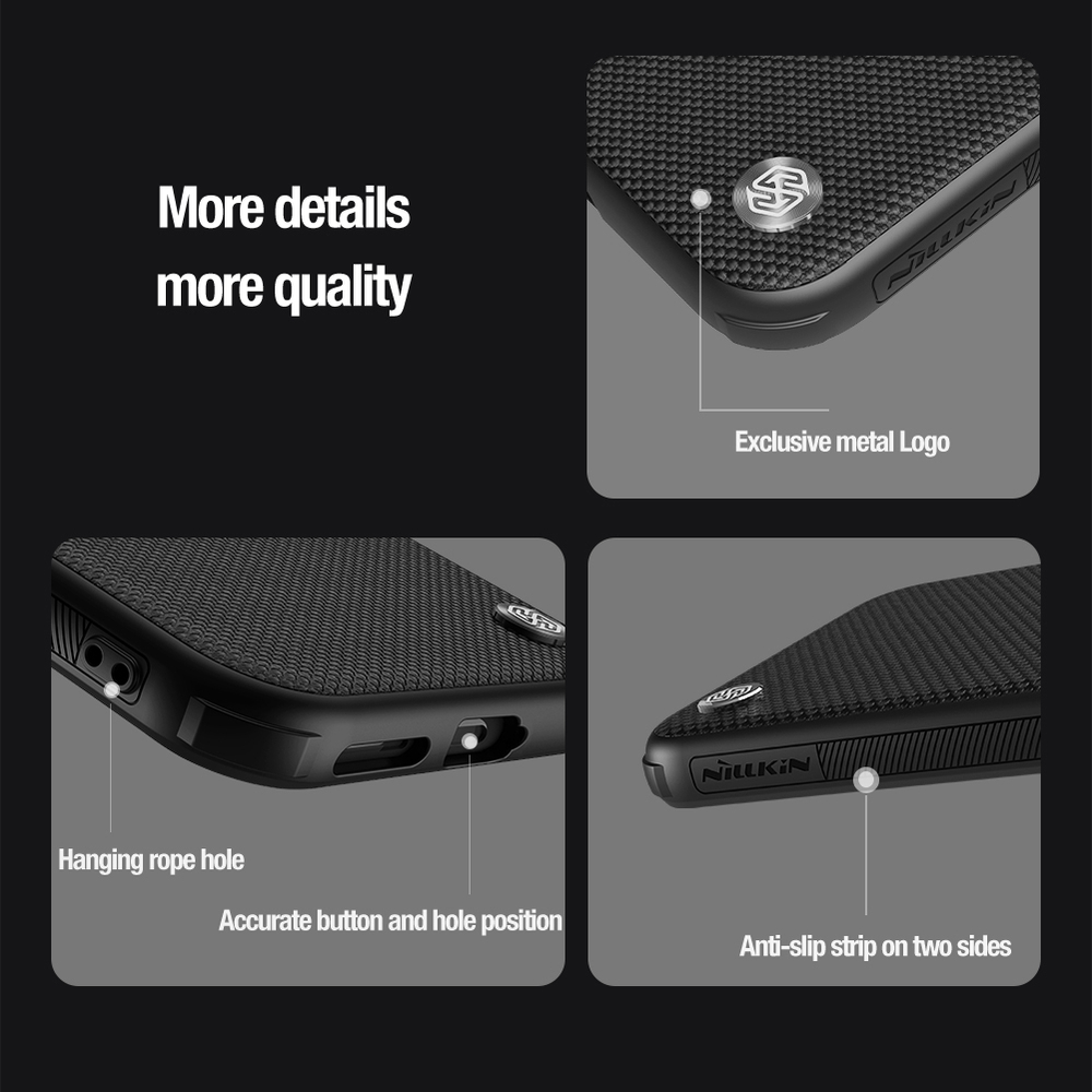 Текстурный чехол от Nillkin с металлической откидной крышкой на Huawei Pura 70 Pro и Pura 70 Pro+, серия Textured Prop Magnetic (с поддержкой магнитной беспроводной зарядки MagSafe)