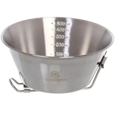 Ковш походный с ручкой 500мл 14*6см