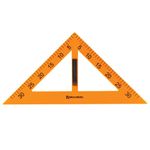 Набор чертежный для классной доски (2 треугольника, транспортир, циркуль, линейка 100 см), BRAUBERG, 210383