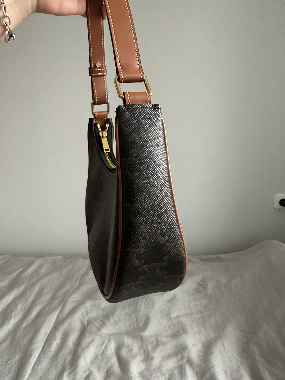 Сумка Celine Ava Bag in Triomphe Canvas