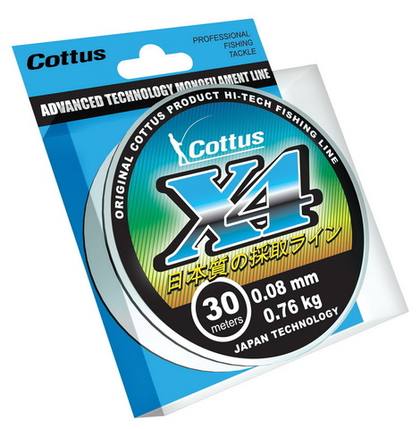Леска Cottus "Х4" (30м)