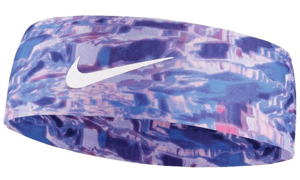 Резинка на голову Nike Dri-Fit Fury 3.0 Printed - Фиолетовый