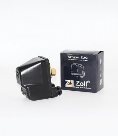 Реле давления ЗОЛЛ с накид. гайкой 1/4 (корп. черный)  (50/1шт)