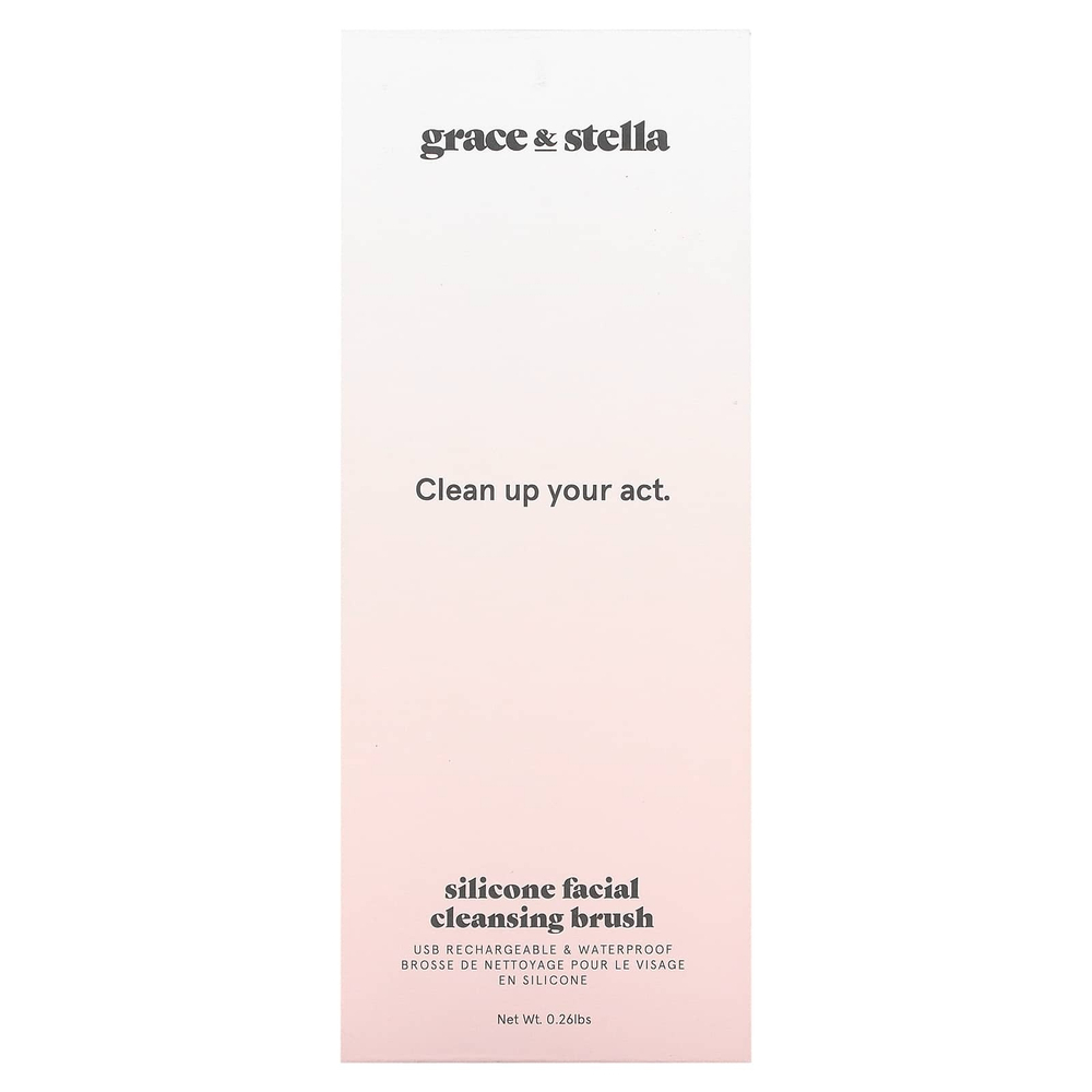 Grace & Stella, Силиконовая щетка для очищения лица, 0,26 фунта