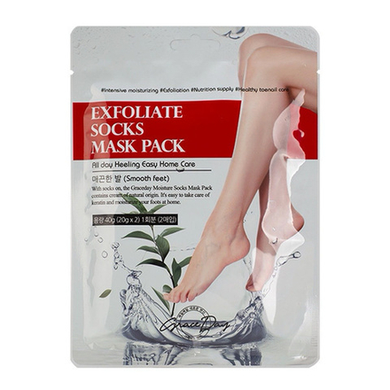 Grace Day Exfoliate Socks Mask Pack Питательная маска для ног