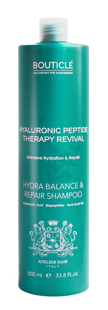 Увлажняющий шампунь для очень сухих и поврежденных волос - Bouticle Hydra Balance &amp; Repair Shampoo 1000 мл