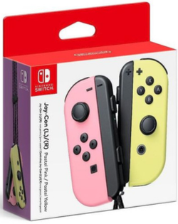 Набор геймпадов Joy-Con для Nintendo Switch (Pastel Pink/Pastel Yellow - Пастельно-розовый/Пастельно-жёлтый)
