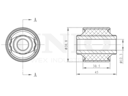 Сайлентблок задней продольной тяги UNIO RMP-20260
