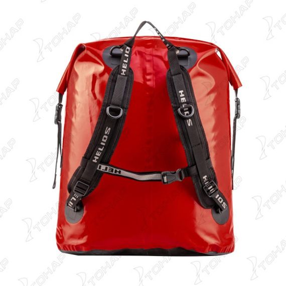 Герморюкзак 80 л (ПВХ, красный/черный) (HS-GR-80-RB) Helios