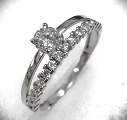 "Эстерелла" - ювелирное серебряное кольцо 925 пробы