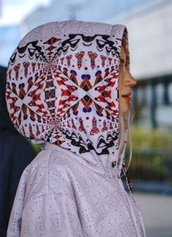 Двустороннее пальто-парка