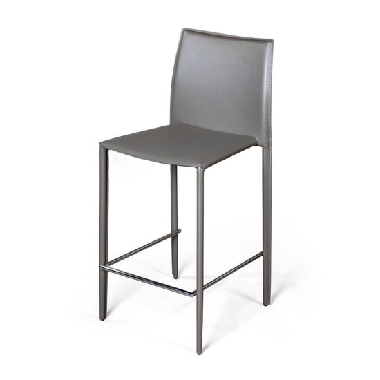 Стул полубарный Rolf, кожа тауп
