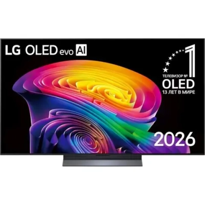 Телевизор LG OLED55C6RLA.ARUG 55'' OLED Ultra HD черный металл, 2026