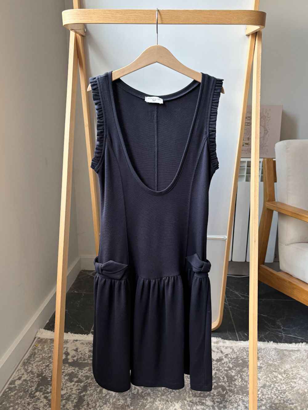 Трикотажный школьный сарафан Monnalisa, 140