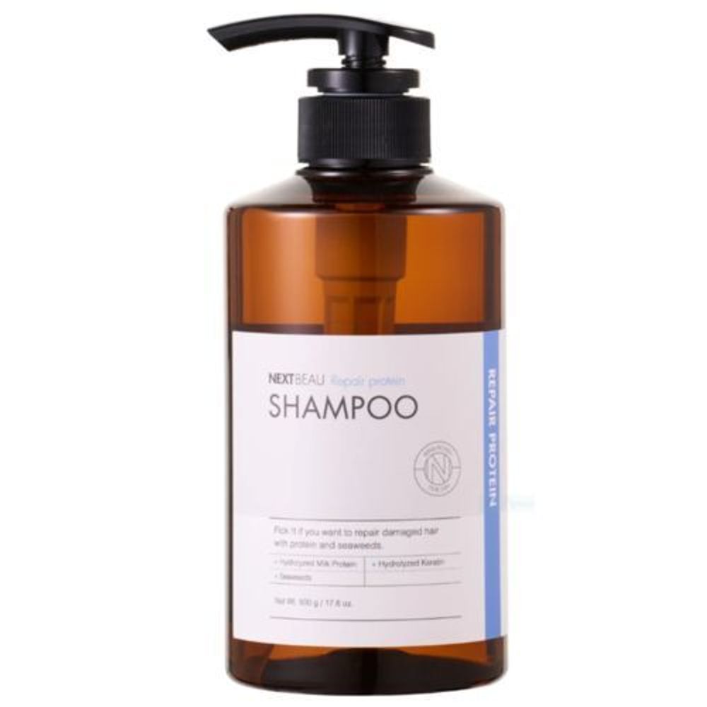 NEXTBEAU Шампунь для сухих волос с кератином питательный - Repair protein shampoo, 500г