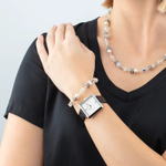 Браслет Coeur de Lion White-Silver 4081/30-1417