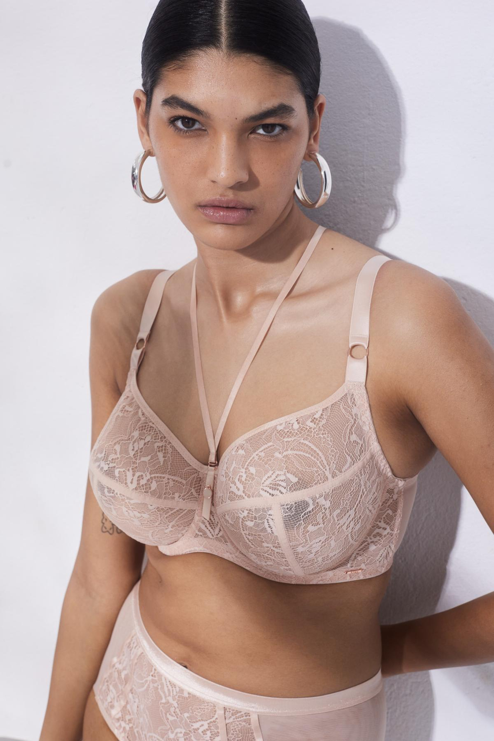 Телесный бюстгальтер с мягкой +size чашкой Chiara (Размер: 75K) (Цвет: телесный)