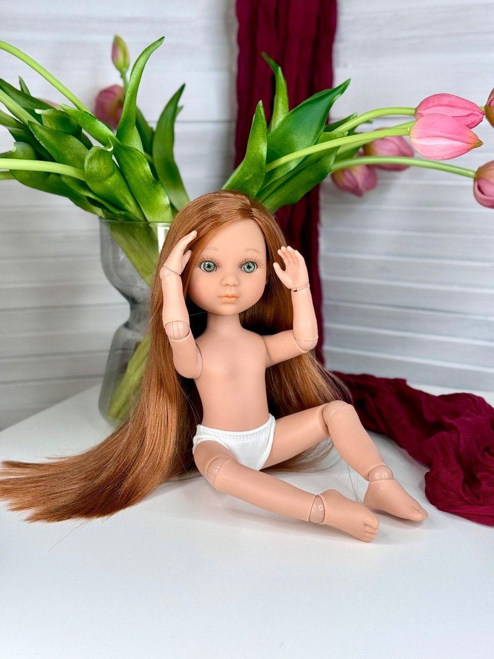 Кукла BERJUAN виниловая шарнирная 35см Ева (4820A1)