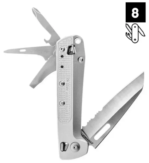 Мультитул Leatherman Free K2x, серебристый 832654
