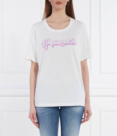 Футболка Easy Fit Dsquared2 - белый(S72GD0519 S24668)