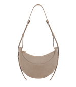 Сумка Polene Numero Dix EDITION CROCODILE NUBUCK TAUPE