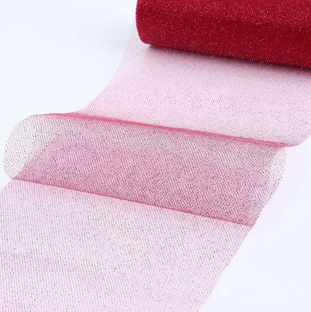 Фатин с глиттером 15 см