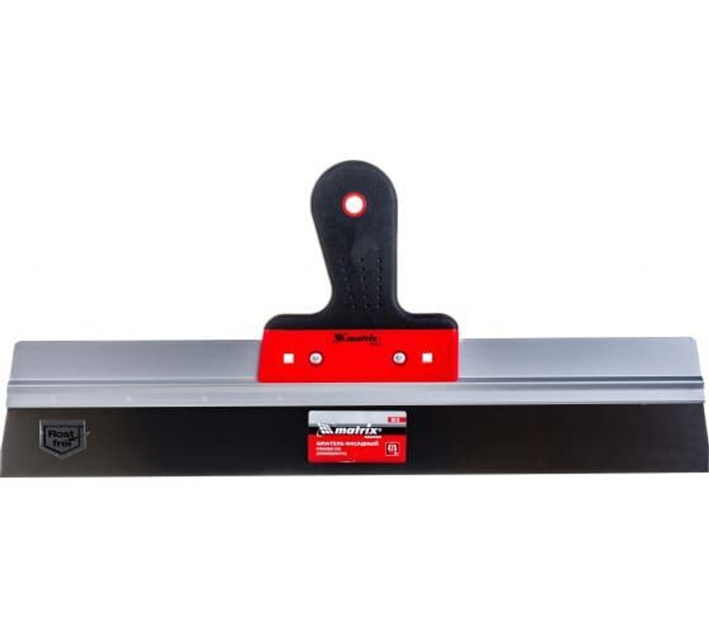 шпатель фасадный из нержавеющей стали, 475 мм, двухкомпонентная ручка Матрикс