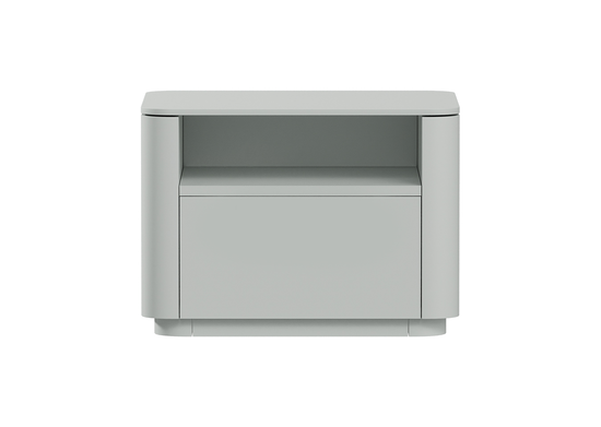 Тумба прикроватная Tammi 1 полка 1 ящик ширина 50 см (cветло-серый)