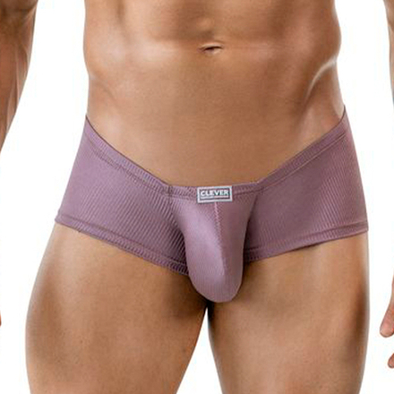 Мужские трусы хипсы коричневые Clever Moda AURA TRUNKS 184419