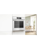 Электрический духовой шкаф Bosch HJG852YW0T, 60 см, 66 л, 8 режимов, гриль, традиционная очистка