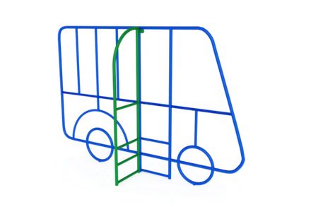 Игровое уличное  оборудование Лаз Автобус ИО 644