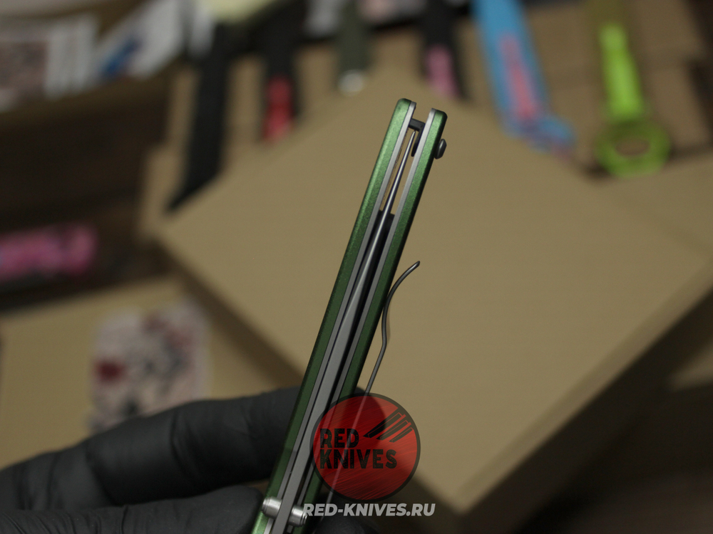 Нож KERSHAW Leek 1660 Green - зеленая рукоять