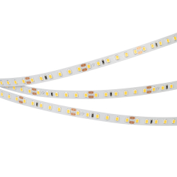 Светодиодная лента RT-A120-8mm 24V Warm3500 (14.4 W/m, IP20, 2835, 5m) (Arlight, Открытый) 028521(2)