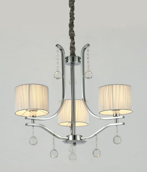 Подвесная люстра Lumina Deco Fontenea LDP 8443-3 CHR