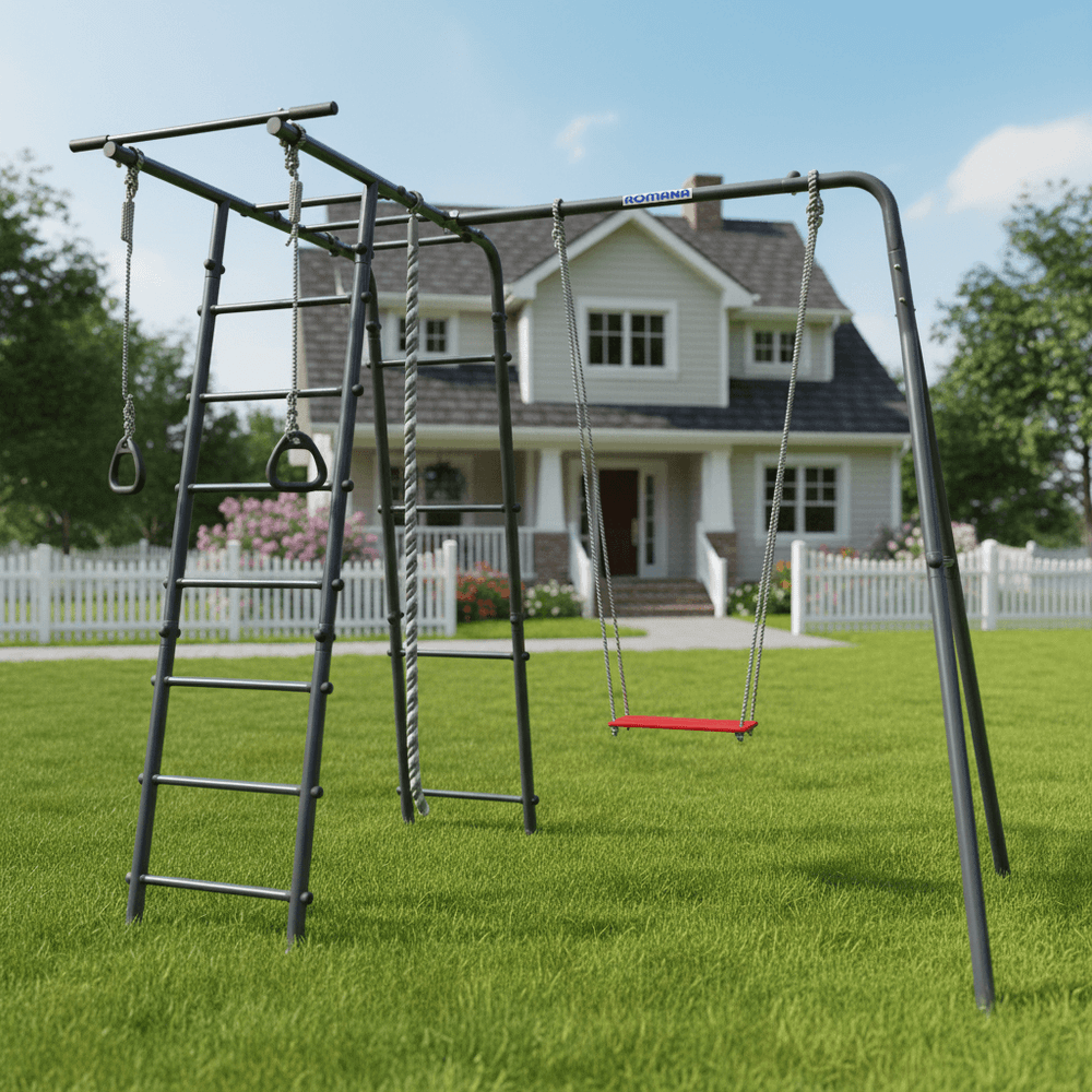 ROMANA Полянка (антрацит) (с качелями гнездо)