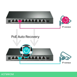 Коммутатор TP-Link TL-SG1210MPE