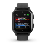 Смарт часы Garmin Venu Sq 2 Music Edition черный с серым алюминиевым безелем